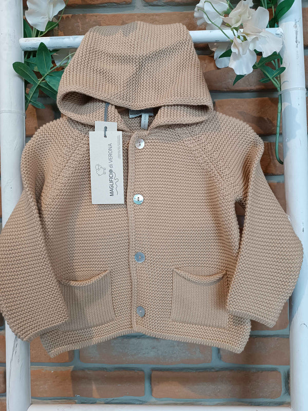 MAGLIFICIO DI VERONA CAPPOTTINO COTONE SABBIA