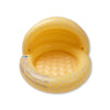 SWIMESSENTIAL Piscina per bambini - Gialla - Florish - Ø 100 cm con tettuccio