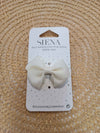 SIENA PINZA CON DOPPIO FIOCCO GROS GRAIN LATTE