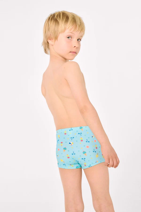 YSABEL MORA COSTUME da bagno boxer da bambino con stampa GELATI 93086