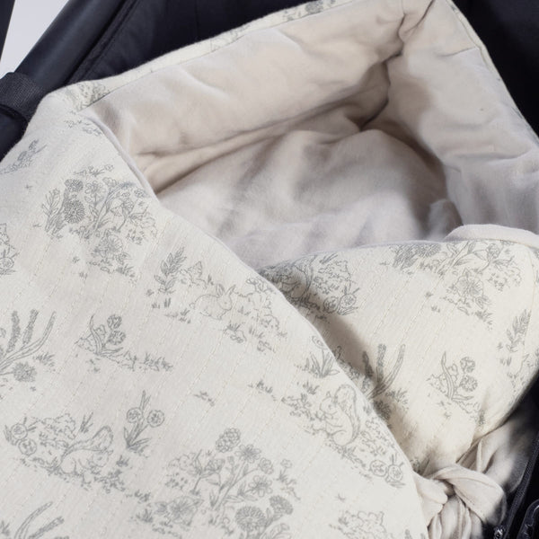 PASITO A PASITO SACCO NANNA CON CAPPUCCIO TOILE DE JOUY CREAM
