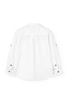 BOBOLI CAMICIA LINO BIANCA