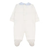 NANAN TUTINA COTONE ORGANICO BIANCA AZZURRA