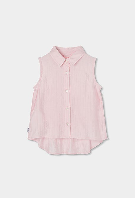 BOBOLI CAMICIA RICAMATA BIANCA M/M