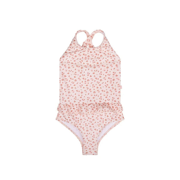 SWIMESSENTIAL costume da bagno - Rosa antico - Leopardo