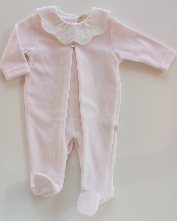 BABYGI TUTINA CINIGLIA ROSA/PINK E COLLO NUVOLA BIANCO