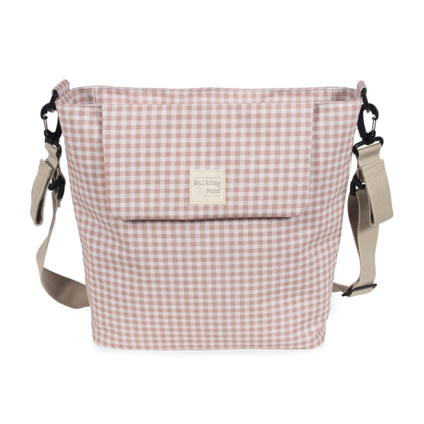 WALKING MUM Borsa Fasciatoio I Love Vichy Rosa (IV)