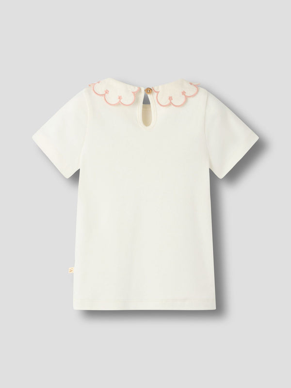 LIL ATELIER MAGLIA COCONUT MILK/ROSE TAN