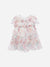 PATACHOU ABITO MULTICOLORE IN CHIFFON CON STAMPA FLOREALE