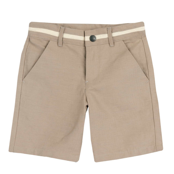 CHICCO COMPLETO T-SHIRT E PANTALONI CORTI BEIGE