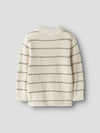 LIL ATELIER MAGLIA COCONUT MILK/STRIPS