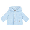 CHICCO CARDIGAN CON CAPPUCCIO AZZURRO