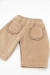BAMBOOM Pants curderoy ampio - MOCHA SAND 347
