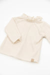 BAMBOOM Shirt con colletto volant - WARM WHITE 345
