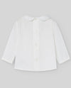 PAZ RODRIGUEZ COMPLETO CAMICIA+PANTALONE VELLUTO BEIGE