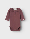LIL ATELIER BODY MANICA LUNGA ROSE BROWN