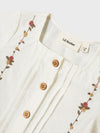 LIL ATELIER CAMICIA CON RICAMO COCONUT MILK