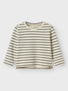 LIL ATELIER MAGLIA A RIGHE TURTLEDOVE