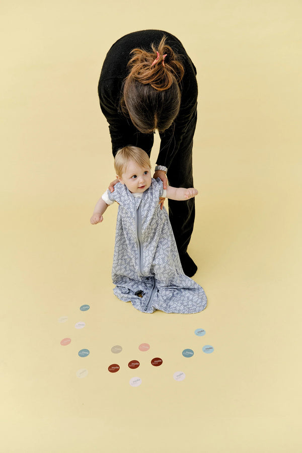 MOLIS&CO Sacco nanna per neonato - Blue Garden - TOG 0.5
