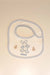 LE BEBè LBB5264 BAVETTA BIANCO/AZZURRO