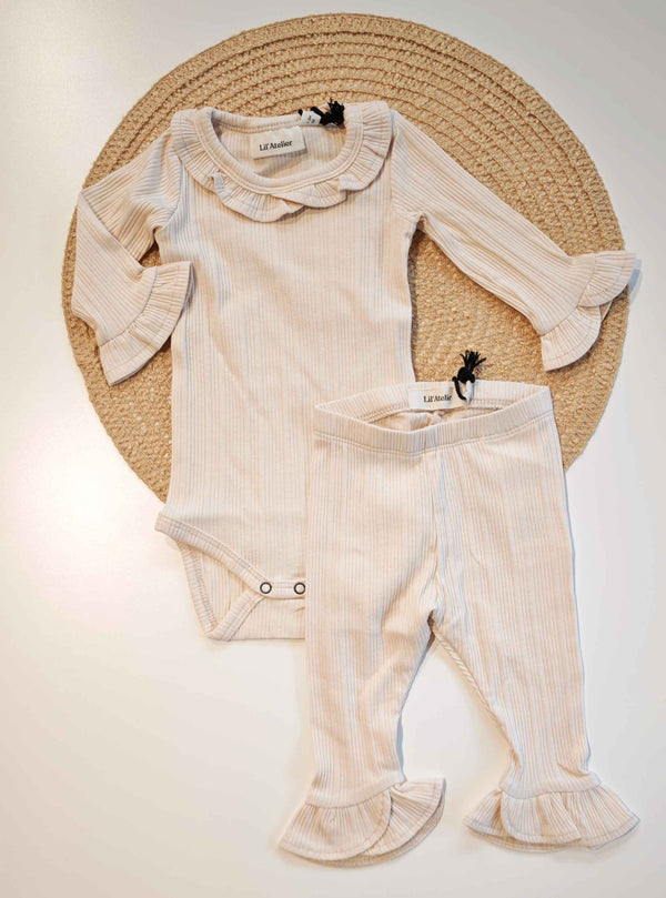LIL ATELIER COMPLETO BODY+LEGGINGS NOVELLE PEACH
